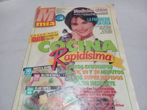 Lote De Revistas Mia Con Fascículos De Cocina Rápida 1