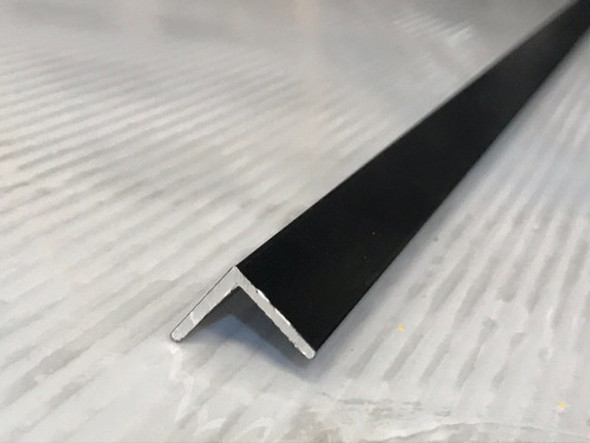 Perfil De Aluminio Angulo 12x12mm Negro - Largo X 2 Metros 1