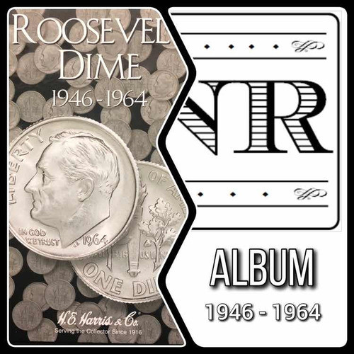 Álbum Monedas Roosvelt Dime - 1946 - 1964 - P & D + S 0