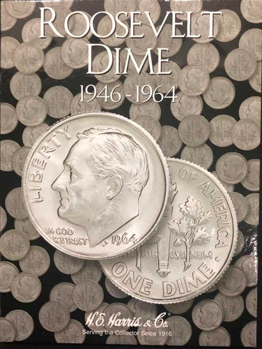 Álbum Monedas Roosvelt Dime - 1946 - 1964 - P & D + S 1