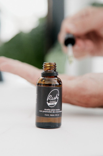 Aceite Estimulante Crecimiento De Barba Ruh Natural X2 Uni 1