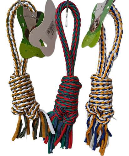 Juguete Cuerda Enlazada Grande - Para Perros 0