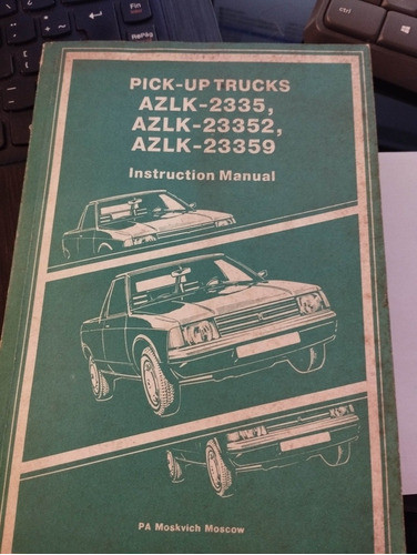 Manual Propietario Aleko Pick Up En Inglés De Guantera 0
