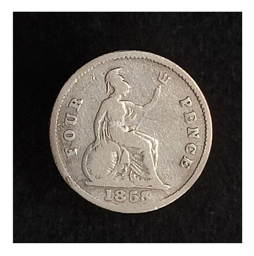 Gran Bretaña 4 Pence 1855 Bueno Km 731.1 Plata 925 Escasa 0