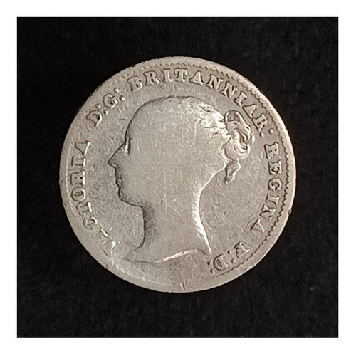 Gran Bretaña 4 Pence 1855 Bueno Km 731.1 Plata 925 Escasa 1