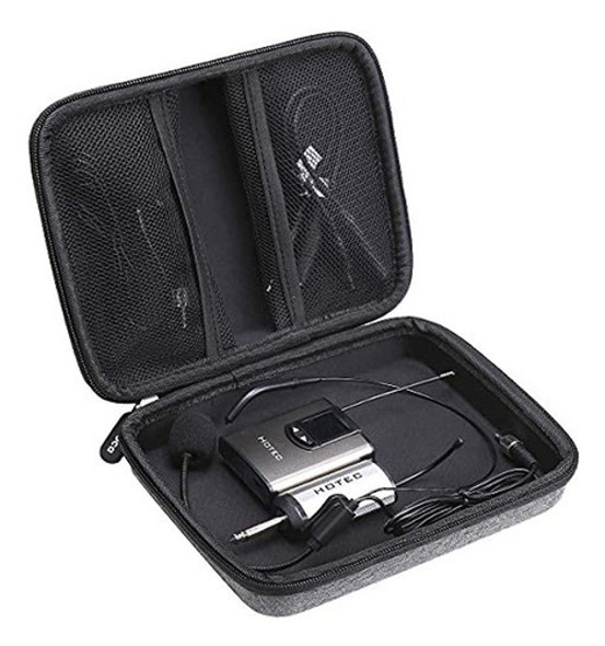 Aproca Estuche Rígido De Almacenamiento De Viaje Para Micróf 0