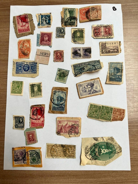 Coleccion De 35 Sellos Antiguos B 0