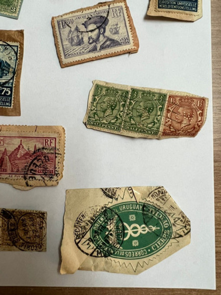 Coleccion De 35 Sellos Antiguos B 1