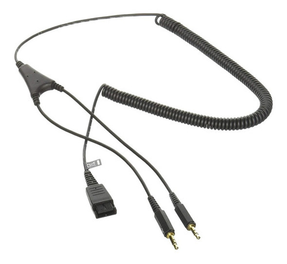 Cable Adaptador 2 3.5mm Jack A Pc Quick Jabra Febo 0