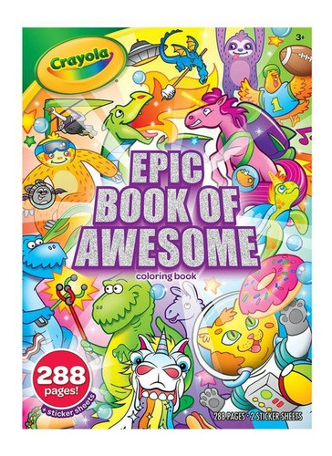 Libro Para Colorear Epic Book Of Awesome - Mosca 1