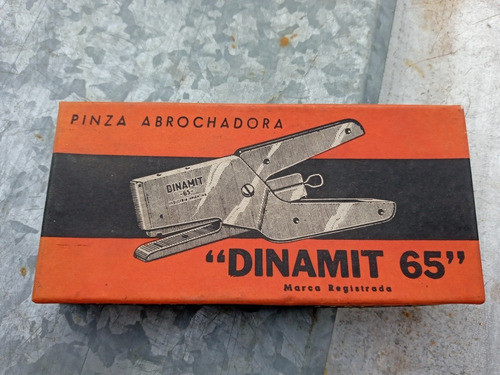 Antigua Pinza Abrochadora Dinamit 65 Industria Argentina 0