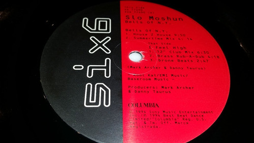 Slo Moshun Bells Of Ny I Feel Hig Vinilo Maxi Usa 1994 0
