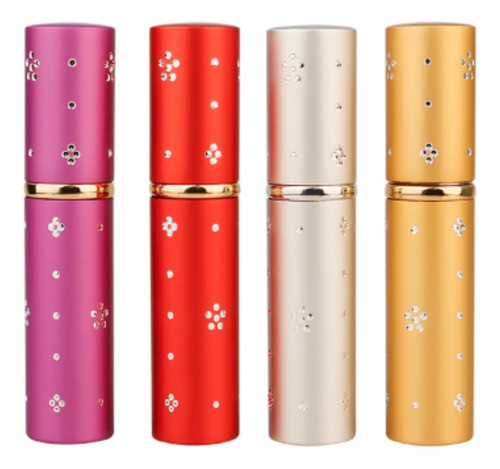 Perfumero Recargable Portatil Spray 10ml Frasco Strass Lfme 1