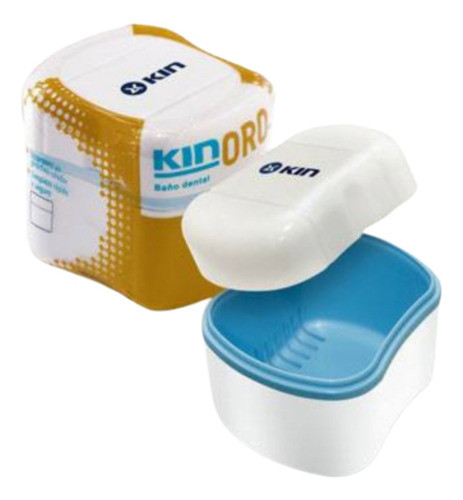 Kit Limpeza De Prótese - Escova + Estojo Kin 1