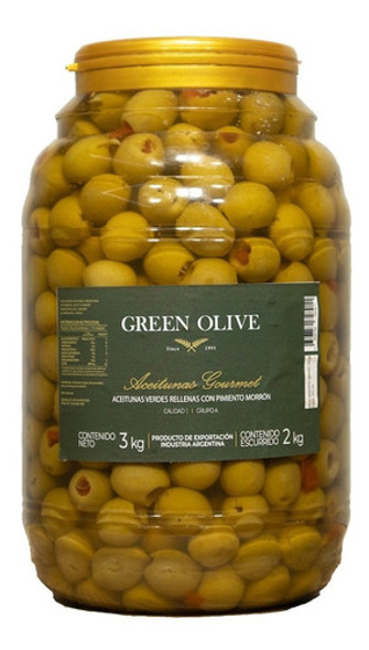 Aceitunas Verdes Rellenas Con Morron Aceite X 2 Kg 0 Aceitunas Verdes Rellenas Con Morron Aceite X 2 Kg 0