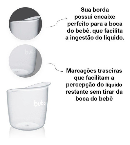 Copo Alimentador Graduado 35ml Com 3 Unidades 15658 - Buba 1