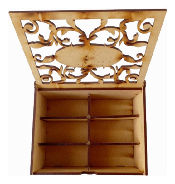 Caja De Té 6 Divisiones 0 Caja De Té 6 Divisiones 0