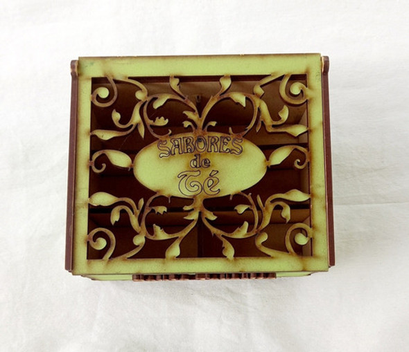 Caja De Té 6 Divisiones 1 Caja De Té 6 Divisiones 1