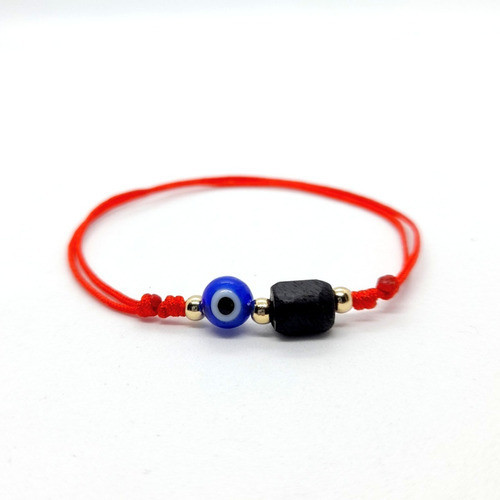 Pulsera Hilo Rojo Azabache Proteccion Ojo Turco Azul 0