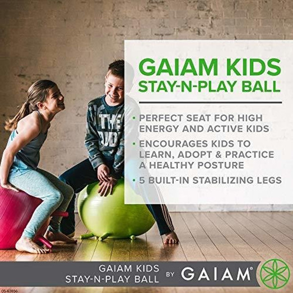 Silla De Pelota De Ejercicio 45cm + Bomba De Aire - Verde 1