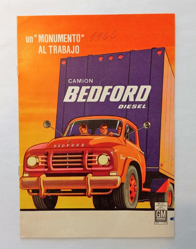 Folleto Concesionaria - Camión Bedford Diesel 1966 0
