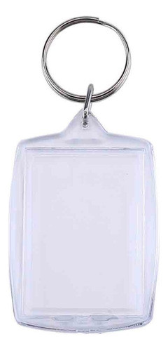 Llaveros Acrilico X100 Transparente Bolsita Individual Gondo 1