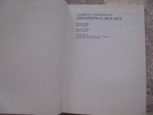 Current Concepts In Ergophthalmology - Tengroth - Epstein 1