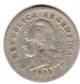Monedas Argentina Niquel 20 Centavos Año 1916 Oferta 0