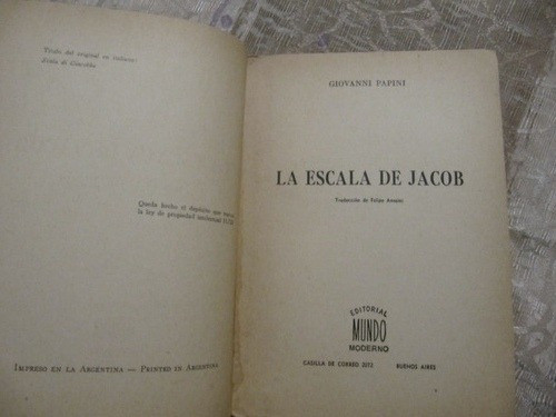 La Escala De Jacob - Giovanni Papini 1