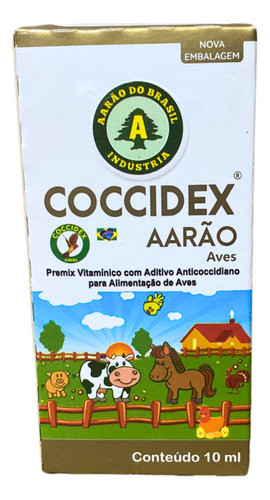 Coccidex Líquido  - Aarão -  10 Ml - Trata Peito Seco 0