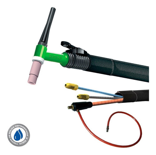 331000 Torcha Tig Su18 (320 Amp.) Refrigerada Sumig Layva 0