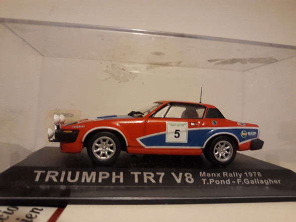 Triumph Tr7 Rally Escala 1 43 Colección Ixo Divino 10cm 0