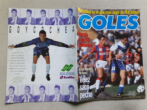 Revista Goles Nº 1796 Año 1993 Estudiantes River Velez 0