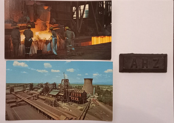 Antiguo Pisapapeles De Hierro Altos Hornos Zapla 1