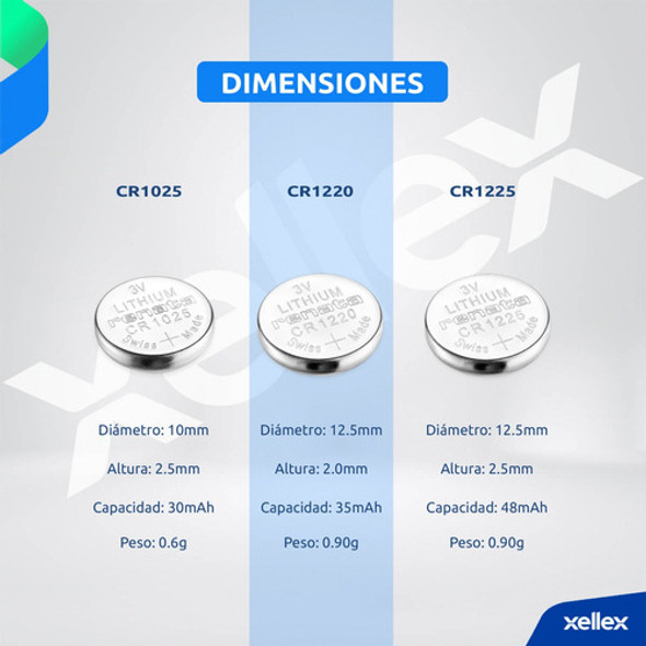 10 X Pilas Boton Cr1220 Renata Original 1220 San Martin 1