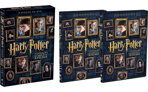 Dvd Harry Potter A Coleção Completa 8 Filmes - Lacrado 0