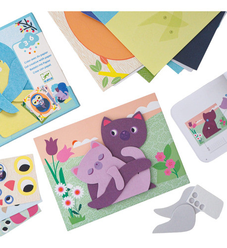 Crea Con Papel Mimos Djeco Dj09055 0