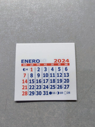 4000 Almanaques Calendarios Mignon  5.5 X 5 Envío Sin Cargo 1