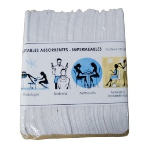 Toallas Absorbentes Descartables Impermeables Manicura 0