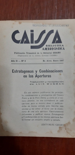 Suplemento Revista Caissa Año 2 Nro 8 1