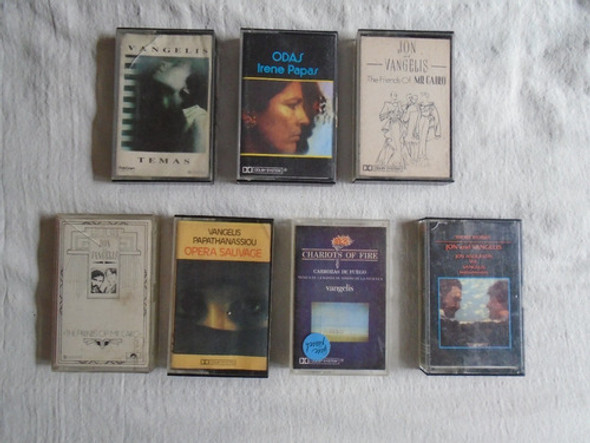 Lote De 7 Cassettes Originales De Vangelis Papathanassiou 0