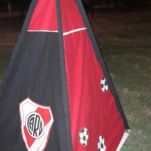 Carpa Tipy, Palos De Madera De 2mt, Tusso Y Alfombra Aislant 1