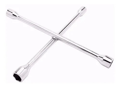 Llave Cruz Para Autos/pick Up/camiones Reforzada Cromada Uni 0