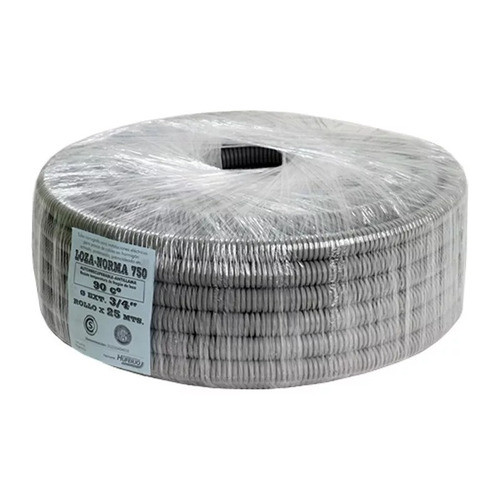 Caño Corrugado 1  Gris 750 Para Loza Norma Iram Rollo 25mt 0