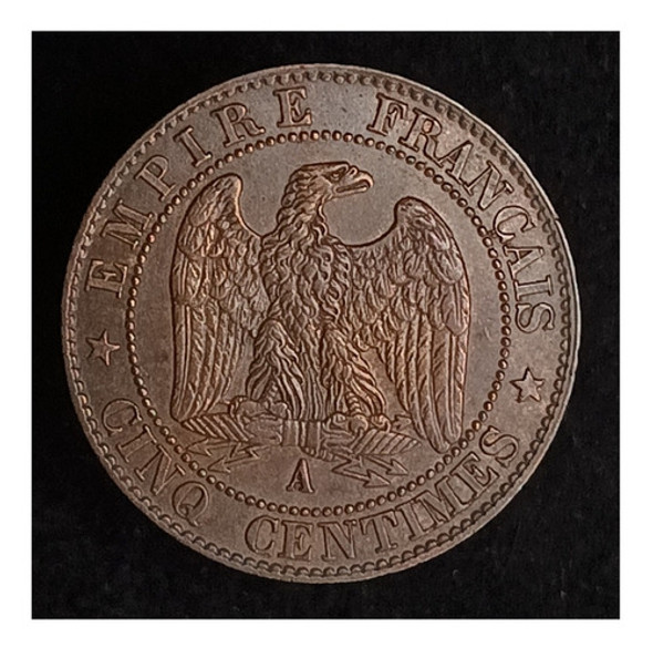 Francia 5 Centimes 1854 A Exc Km 777.1 Napoleon Iii 1 Francia 5 Centimes 1854 A Exc Km 777.1 Napoleon Iii 1