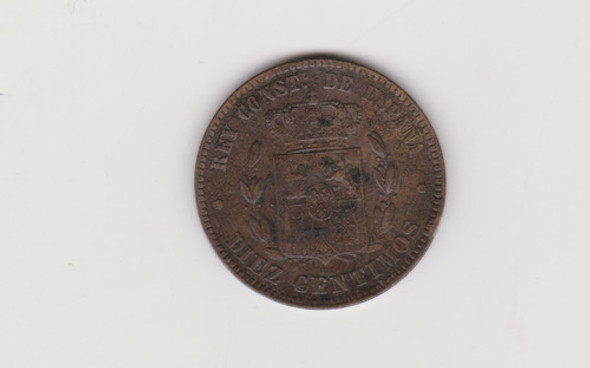 Moneda España 10 Centimos 1879 Excelente 1
