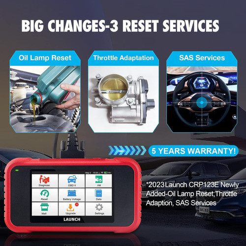 2023 Launch Obd2 Escner Crp123e Elite Code Reader Para Trans 1