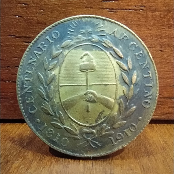 Antigua Medalla Conmemorativa Centenario 1810 - 1910 1