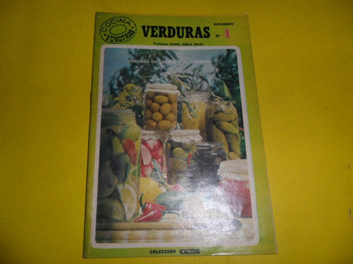 Receta Recetario Cocina Vosotras 4 Verduras M A Baldi Turano 0