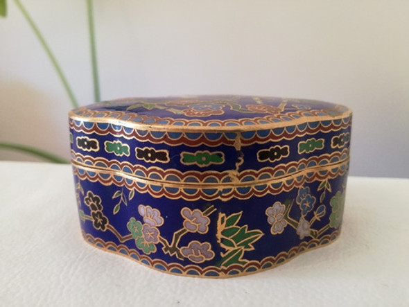 Alhajero Despojador Cloisonne Teterita Bronce Esmaltado 0 Alhajero Despojador Cloisonne Teterita Bronce Esmaltado 0